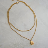 KNOX Double Layer Necklace - Gold Plated