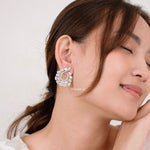 BREA | Wedding Collection - Zirconia Statement Bridal Earrings