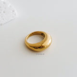 DOME | Everyday - Gold Plated Chubby Statement Ring