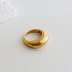 DOME | Everyday - Gold Plated Chubby Statement Ring