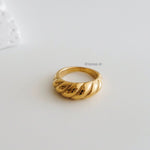 GION | Everyday - Gold Plated Pastry Chubby Ring