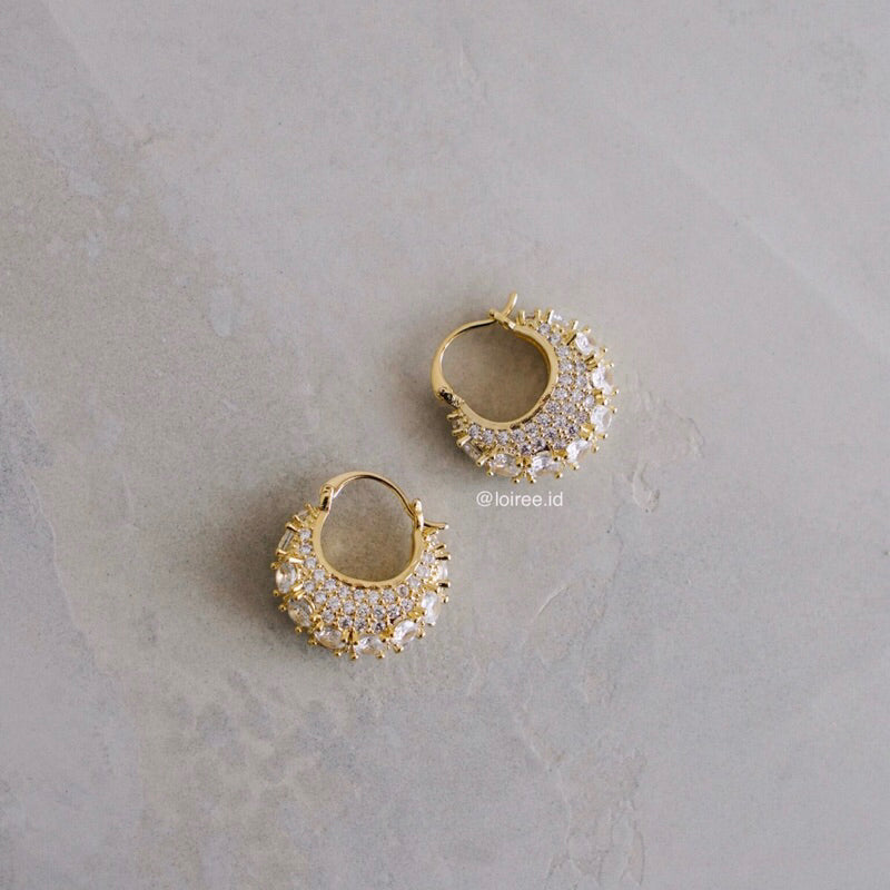 GEMMA Hoop Earrings - Gold Plated