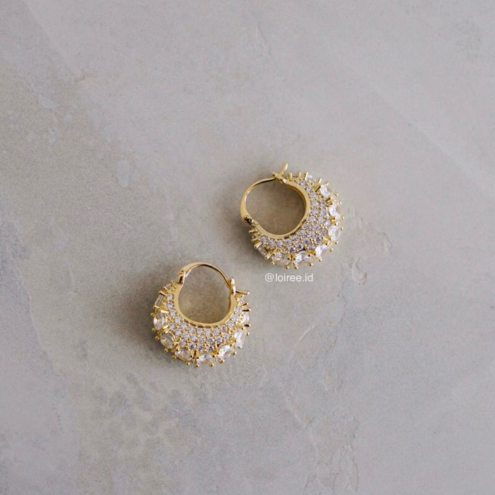 GEMMA Hoop Earrings - Gold Plated