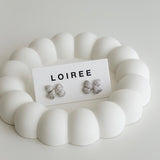 NANCY | Everyday - Zirconia Ribbon Bow Earrings