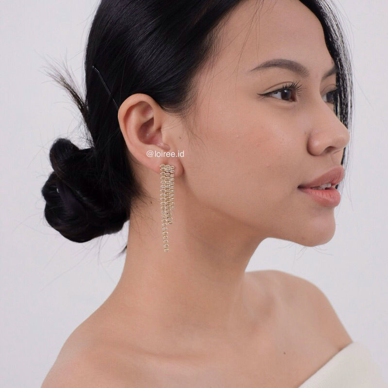 BILLIE | Wedding - Zirconia Dangle Earrings