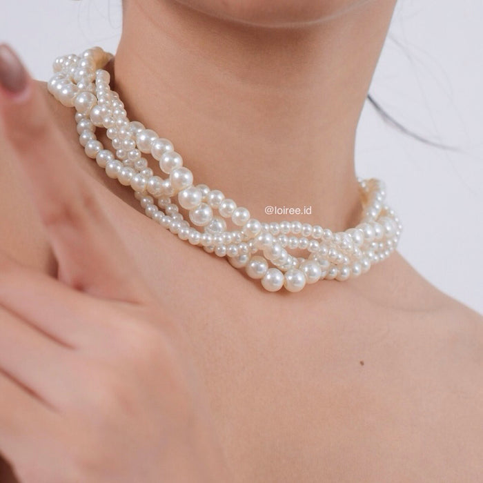 KLARA | Wedding - Multi-layer Pearl Necklace