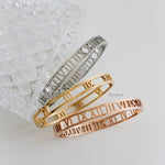 PANAMA Bangle - Gold Plated Bangle Bracelet - Gelang Wanita