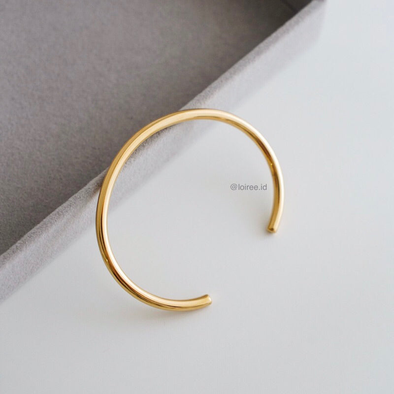 GOLDIE Bangle | Everyday - Gold Plated Cuff Bracelet