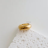 DOME | Everyday - Gold Plated Chubby Statement Ring