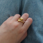 WAYNE | Everyday - Gold Plated Statement Ring