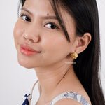 RUKA | Lunar - Gold Plated Hoop Earrings