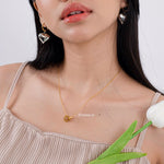 NOA | Valentine - Gold Plated Heart Necklace