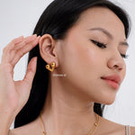 SUKI | Valentine - Gold Plated Heart Earrings