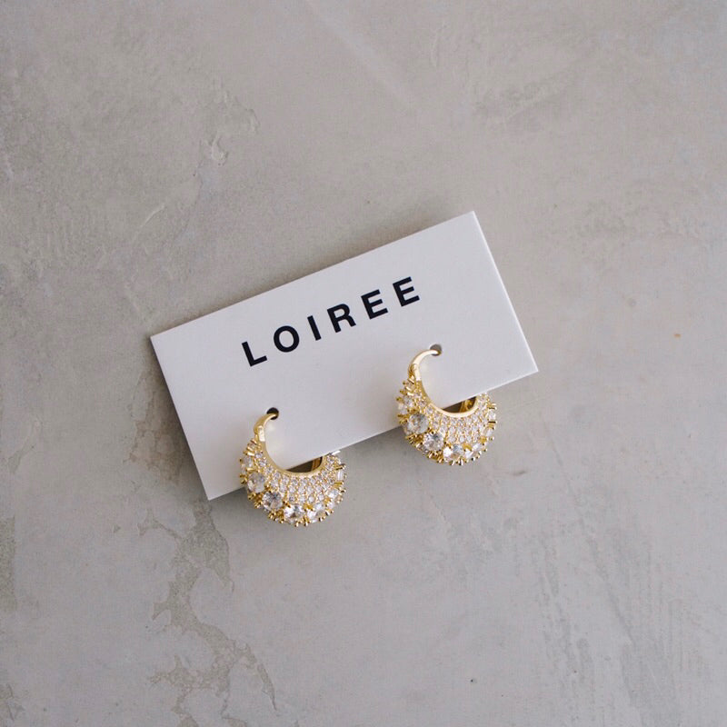 GEMMA Hoop Earrings - Gold Plated