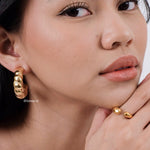 SONNET | Everyday - Gold Plated Chunky Earrings