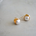 ASTON Big Square Earrings - Gold Plated