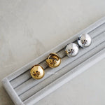 SPHERE Ball Earrings - Gold Plated