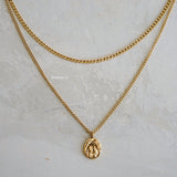 KNOX Double Layer Necklace - Gold Plated