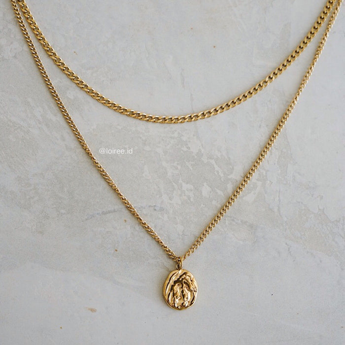 KNOX Double Layer Necklace - Gold Plated