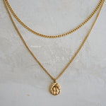 KNOX Double Layer Necklace - Gold Plated