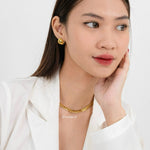 GAVIN 6mm Curb Chain Necklace - Gold Plated