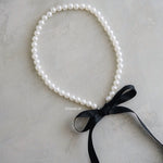 Isadora Coquette Bow Pearl Necklace