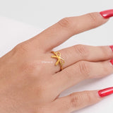 FELICIA Coquette Bow Ring - Gold Plated