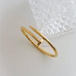 CATENA Bangle - Gold Plated Bangle Bracelet - Gelang Wanita