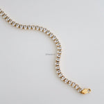 AURUM Bracelet | Everyday - Gold Plated Oval Cut Zirconia