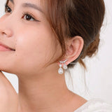 ZANE | Wedding Collection - Zirconia Statement Bridal Earrings