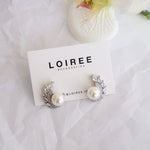 MABEL | Wedding Collection - Zirconia Pearl Stud Earrings