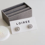 VERIN | Wedding Collection - Zirconia Round Stud Bridal Earrings