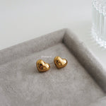AMOR | Everyday - Gold Plated Heart Earrings