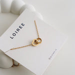 NOA | Valentine - Gold Plated Heart Necklace