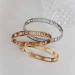 PANAMA Bangle - Gold Plated Bangle Bracelet - Gelang Wanita