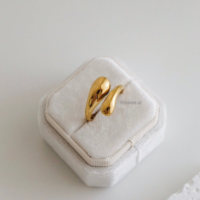 WAYNE Adjustable Ring - Gold Plated