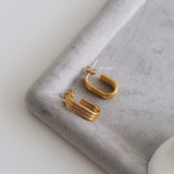 BENNET Stud Earrings - Gold Plated