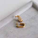 BENNET Stud Earrings - Gold Plated