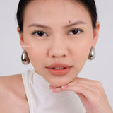 RICCI Chunky Droplet Earrings - Gold Plated