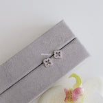 CLEF | Luxe Collection - Zirconia Clover Four Leaf Earrings