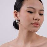 ROCKY Irregular Statement Earrings - Gold Plated