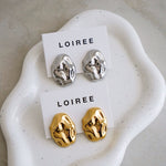 ROCKY Irregular Statement Earrings - Gold Plated