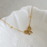 AUBREE Bow Bracelet - Gold Plated