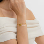 AUBREE Bow Bracelet - Gold Plated