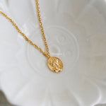LADY VINTAGE Pendant Chain Necklace - Gold Plated