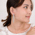 KHLOE | Wedding Collection - Zirconia Dangle Stud Earrings