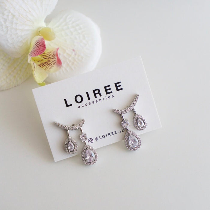 ZANE | Wedding Collection - Zirconia Statement Bridal Earrings