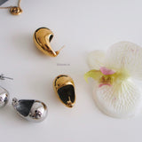 RICCI Chunky Droplet Earrings - Gold Plated
