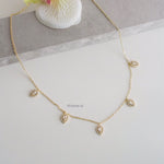 ANYA | Everyday - Zirconia Water Drop Chain Necklace