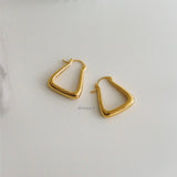 TROY | Everyday - Gold Plated Trapeze Earrings